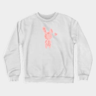 Pink rabbit Crewneck Sweatshirt